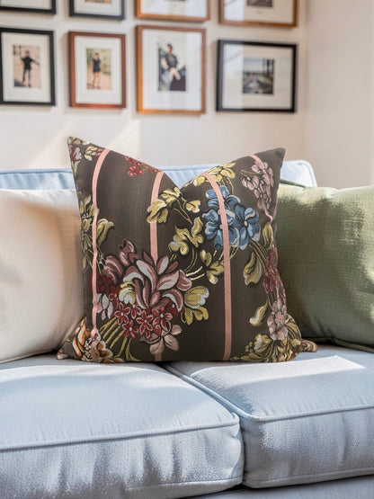 Jim Thompson Fabric Decorative Pillow Orangerie Meissen 20x20" Knife Edge Cover