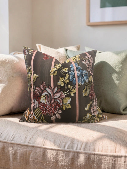 Jim Thompson Fabric Decorative Pillow Orangerie Meissen 20x20" Knife Edge Cover