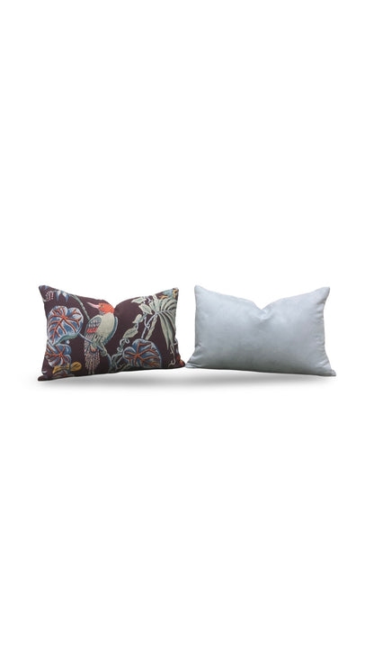 Utopia Goods Lumbar Pillow Paradise Cocoa 12x18" Knife Edge Cover