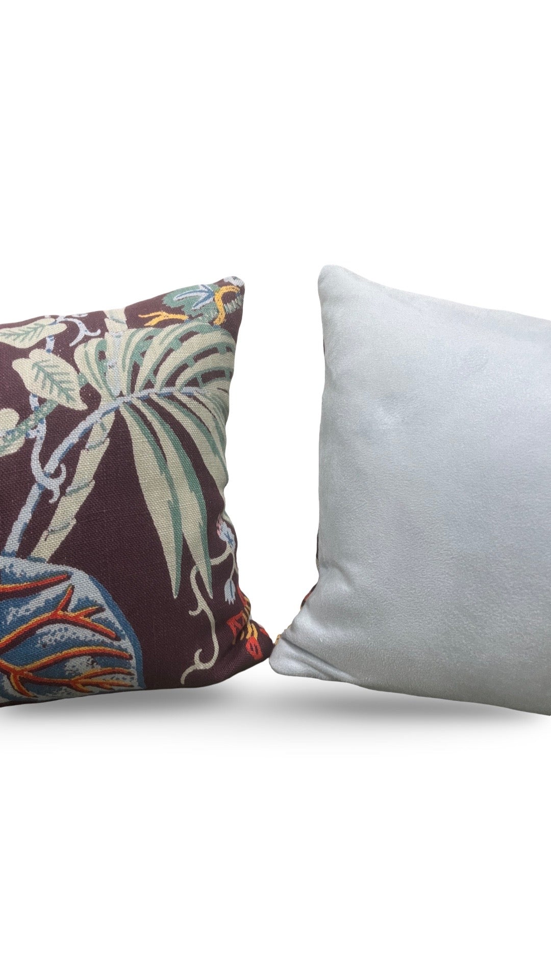 Utopia Goods Lumbar Pillow Paradise Cocoa 12x18" Knife Edge Cover