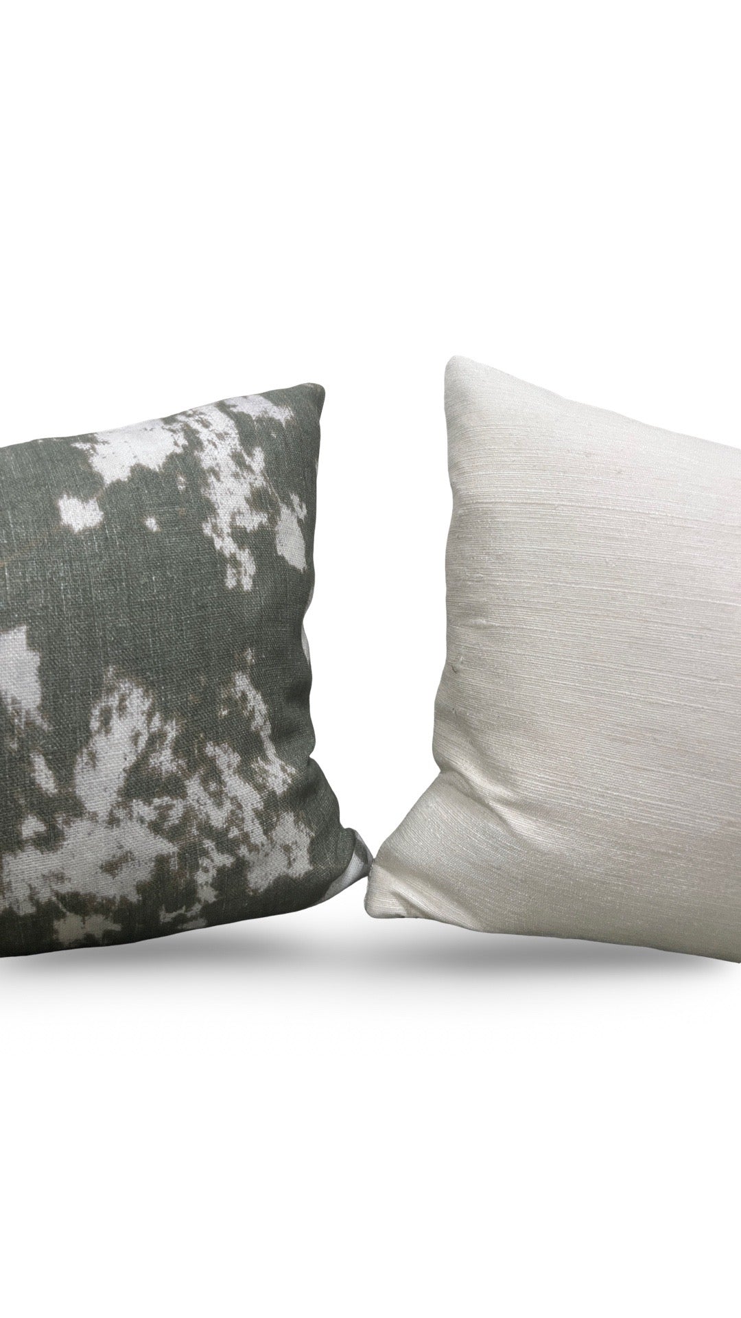 Pollack Fabric Lumbar Pillow Late Summer Moss 12x18" Knife Edge Cover