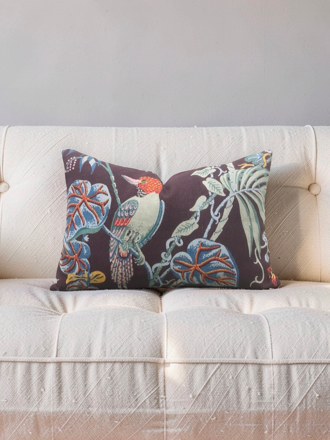Utopia Goods Lumbar Pillow Paradise Cocoa 12x18" Knife Edge Cover