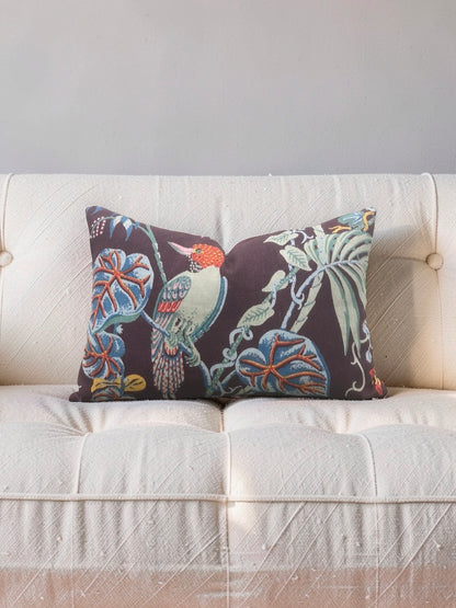 Utopia Goods Lumbar Pillow Paradise Cocoa 12x18" Knife Edge Cover