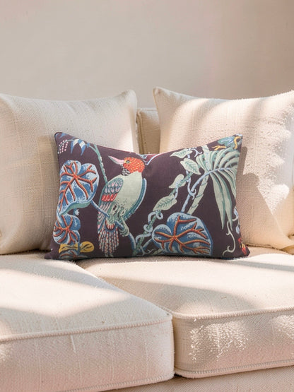 Utopia Goods Lumbar Pillow Paradise Cocoa 12x18" Knife Edge Cover