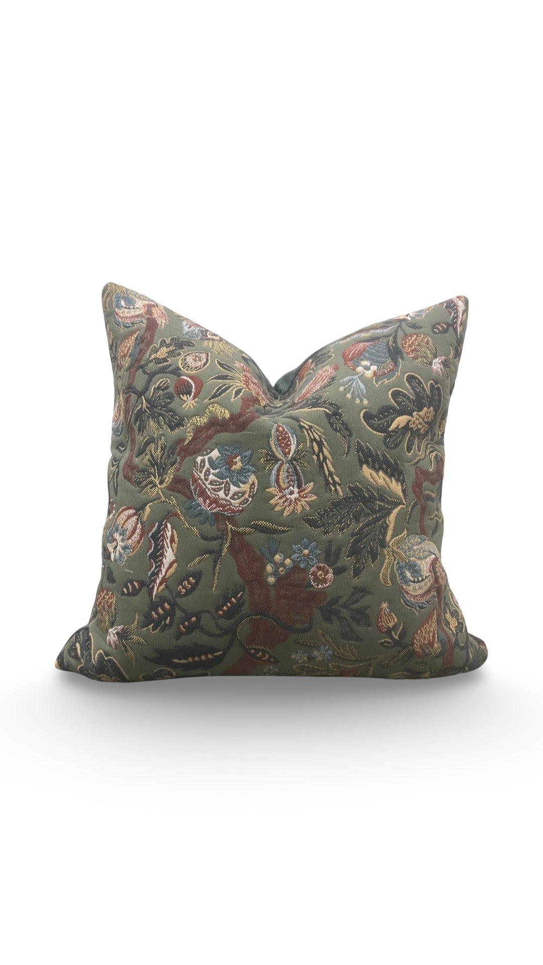 Zak + Fox Fabric Decorative Pillow Sycomorus 22x22" Knife Edge Cover