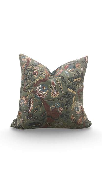 Zak + Fox Fabric Decorative Pillow Sycomorus 22x22" Knife Edge Cover