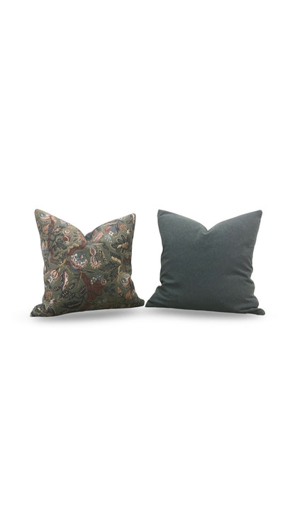 Zak + Fox Fabric Decorative Pillow Sycomorus 22x22" Knife Edge Cover