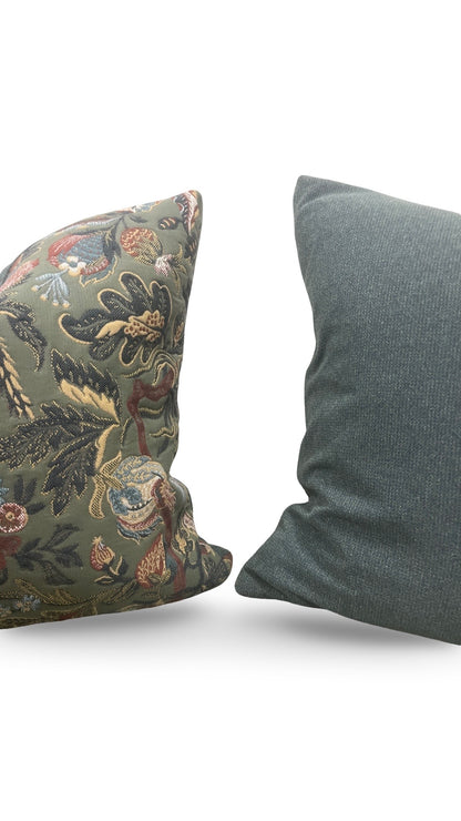 Zak + Fox Fabric Decorative Pillow Sycomorus 22x22" Knife Edge Cover