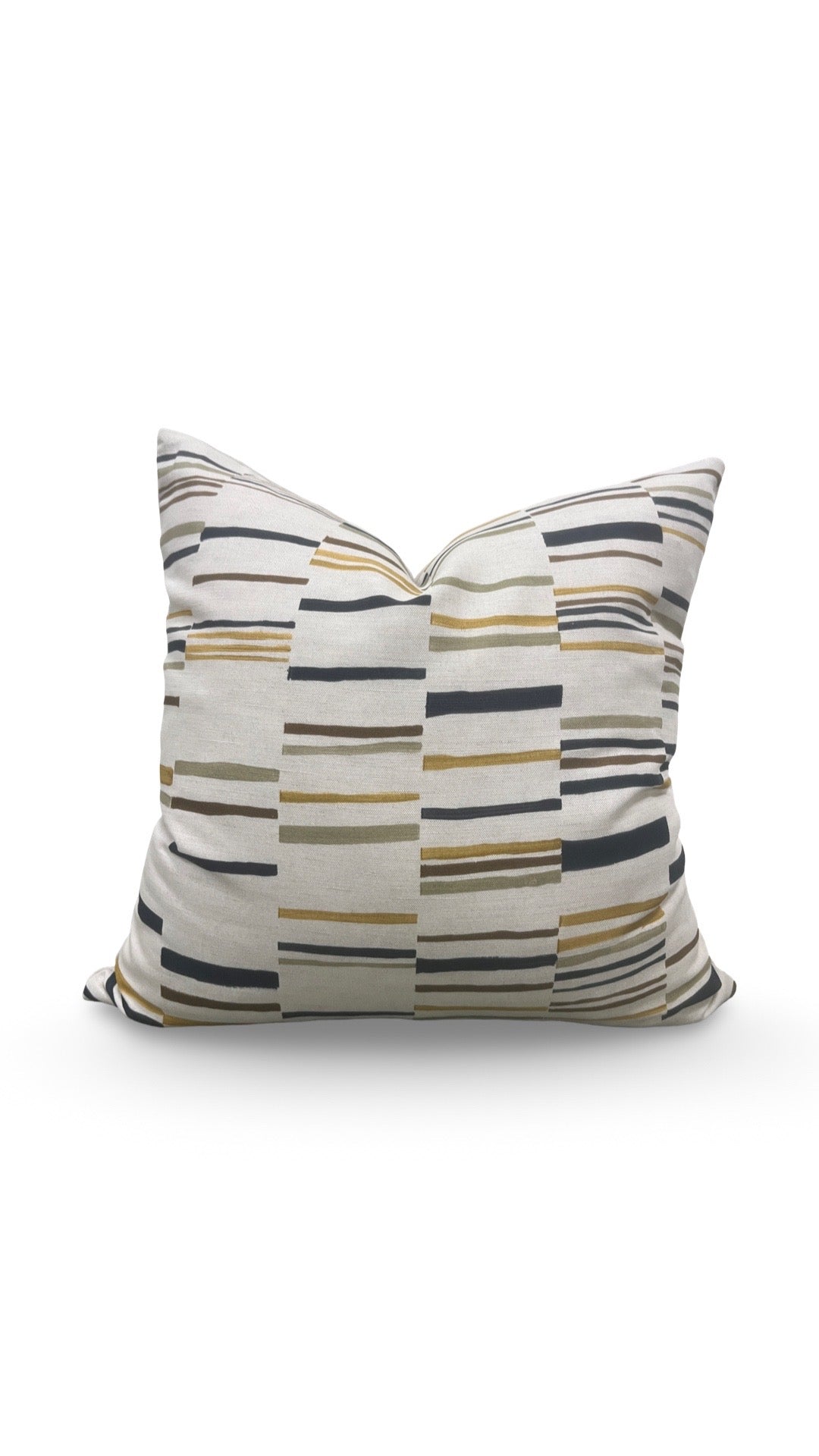 Pollack Fabric Decorative Pillow Steps Stable 20x20" Knife Edge Cover