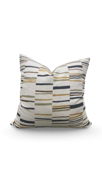 Pollack Fabric Decorative Pillow Steps Stable 20x20" Knife Edge Cover