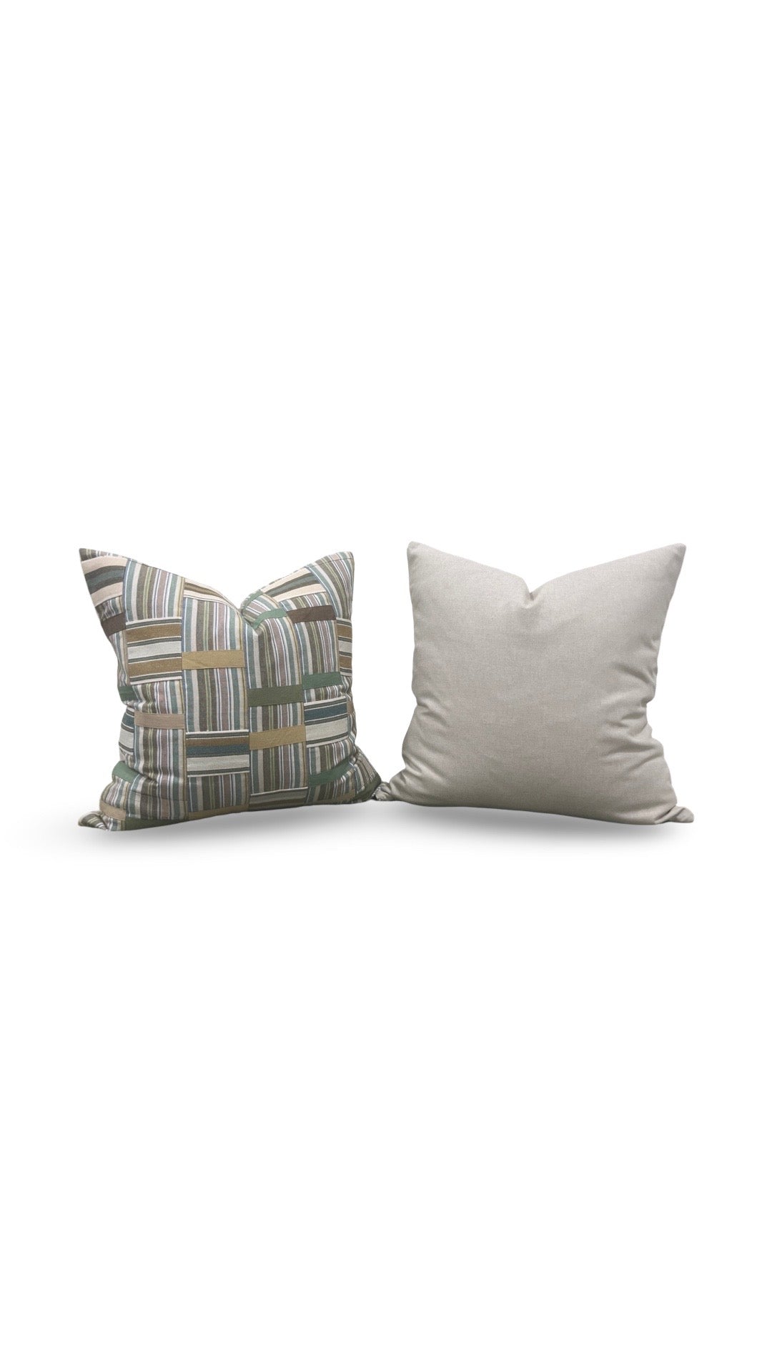 Jane Clayton Fabric Decorative Pillow Ewe Cloth 20x20" Knife Edge Cover