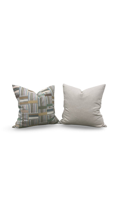 Jane Clayton Fabric Decorative Pillow Ewe Cloth 20x20" Knife Edge Cover