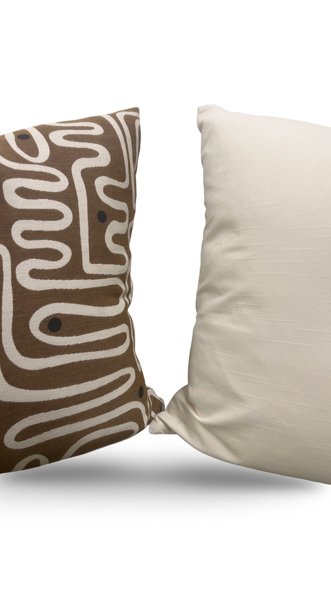 Decorative Pillow Nema Teak 22x22" Knife Edge Cover