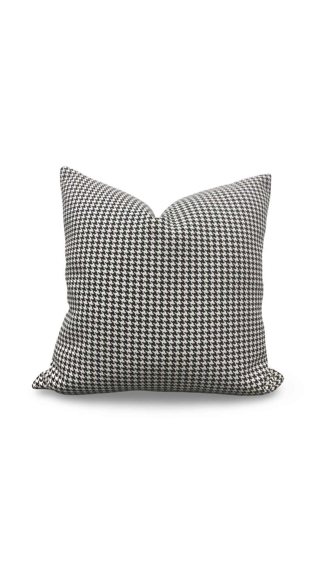 Dedar Houndstooth Fabric Decorative Pillow Domino 22x22" Knife Edge Cover