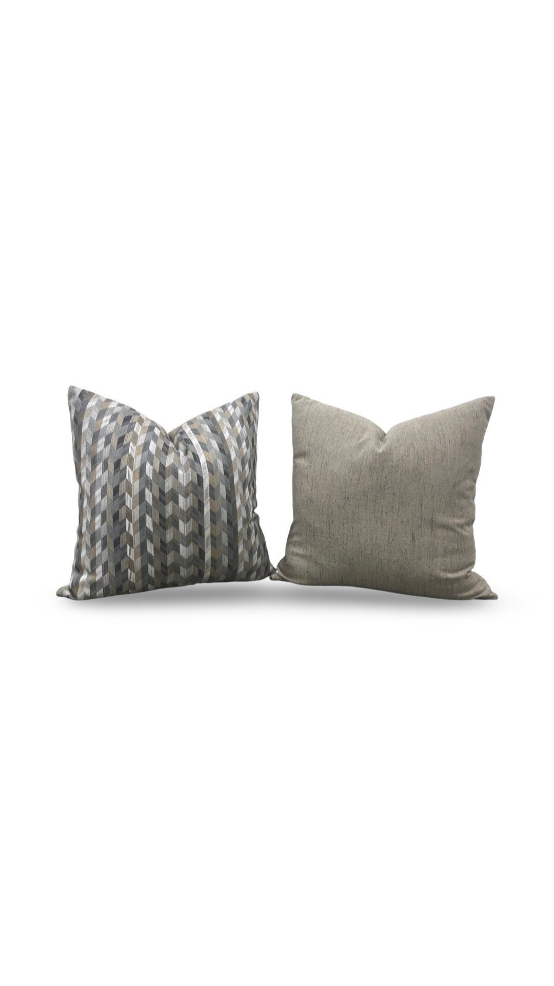 Romo Fabric Decorative Pillow Etto Tamarind 22x22" Knife Edge Cover