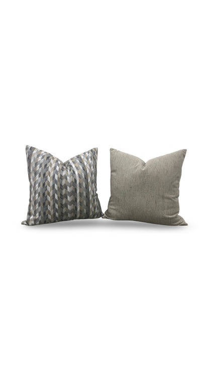 Romo Fabric Decorative Pillow Etto Tamarind 22x22" Knife Edge Cover