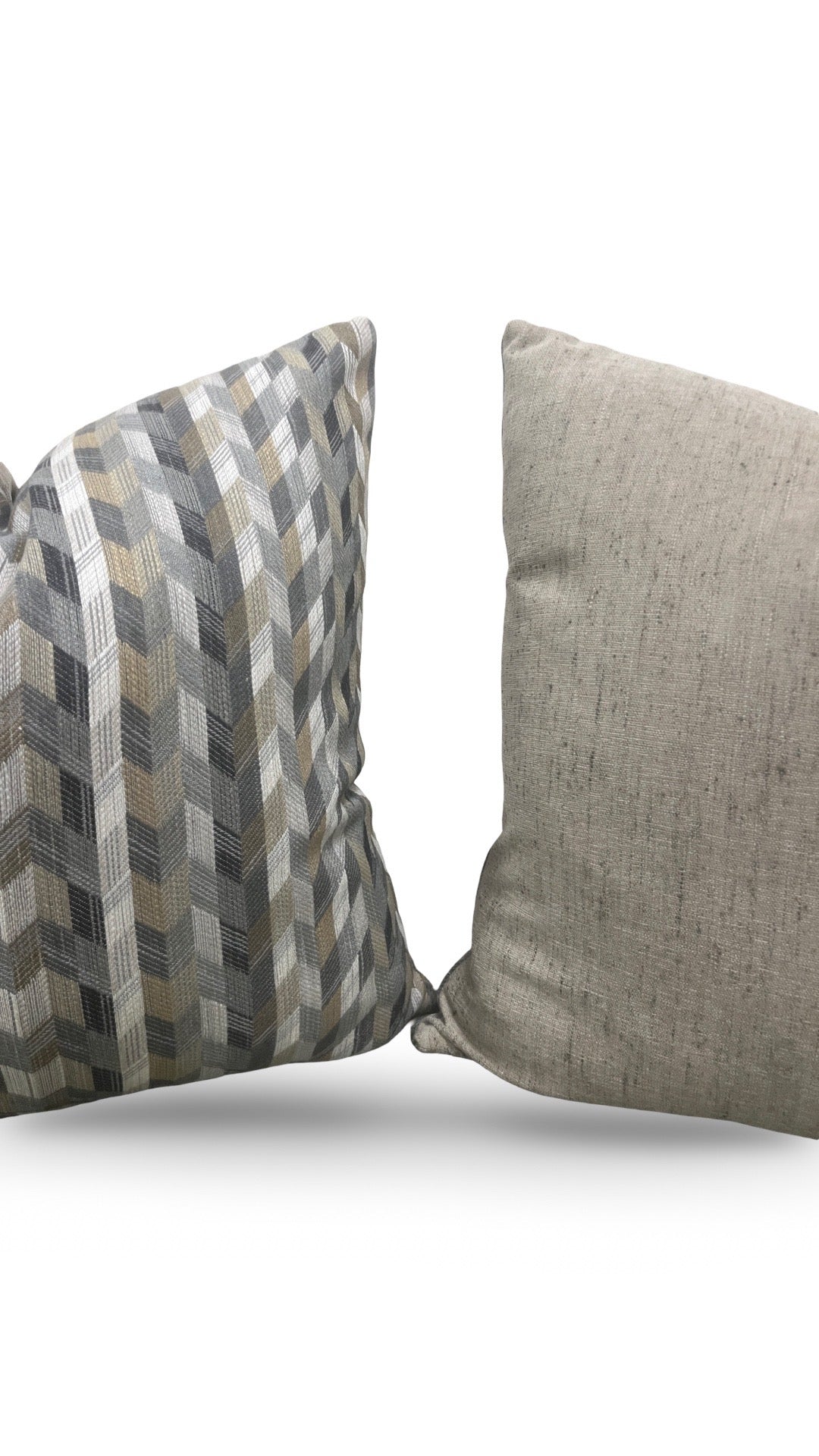 Romo Fabric Decorative Pillow Etto Tamarind 22x22" Knife Edge Cover