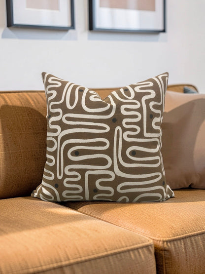 Decorative Pillow Nema Teak 22x22" Knife Edge Cover