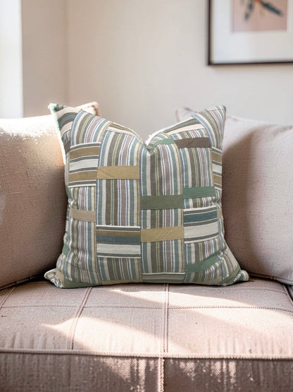 Jane Clayton Fabric Decorative Pillow Ewe Cloth 20x20" Knife Edge Cover