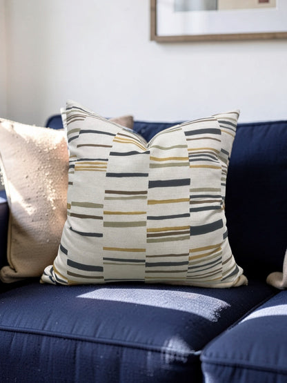 Pollack Fabric Decorative Pillow Steps Stable 20x20" Knife Edge Cover