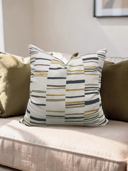Pollack Fabric Decorative Pillow Steps Stable 20x20" Knife Edge Cover