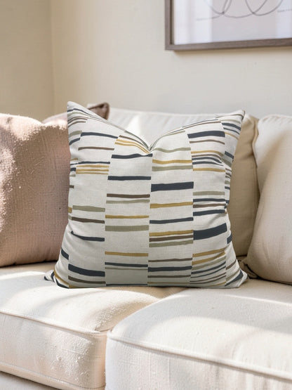Pollack Fabric Decorative Pillow Steps Stable 20x20" Knife Edge Cover
