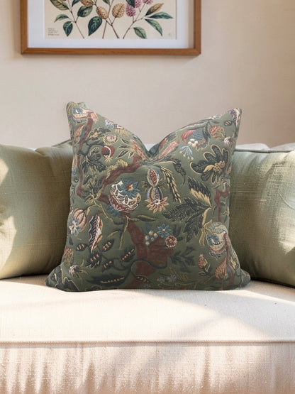Zak + Fox Fabric Decorative Pillow Sycomorus 22x22" Knife Edge Cover