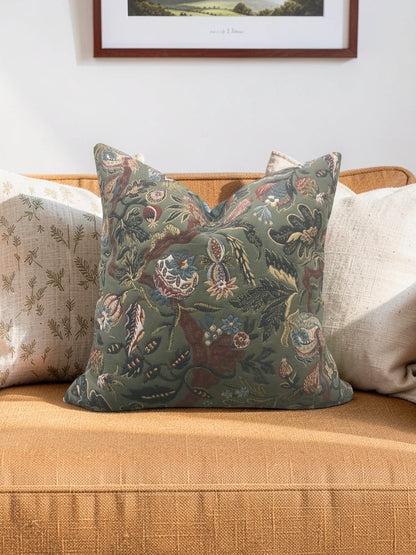 Zak + Fox Fabric Decorative Pillow Sycomorus 22x22" Knife Edge Cover