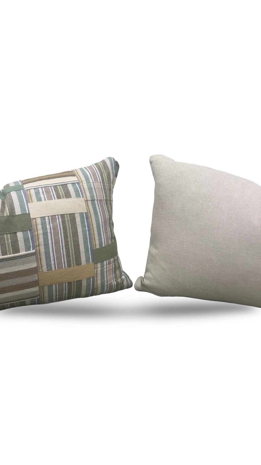 Jane Clayton Fabric Decorative Lumbar Pillow Ewe Cloth 12x18" Knife Edge Cover