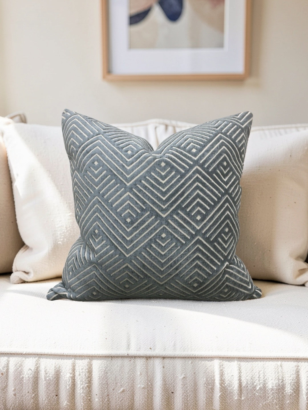 Pollack Fabric Decorative Pillow Tipping Point Turtle Pond 18x18" Knife Edge Cover