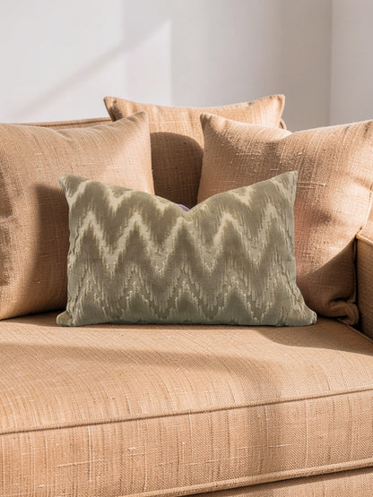 Brentano Fabric Lumbar Pillow Andamento 12x18" Knife Edge Cover