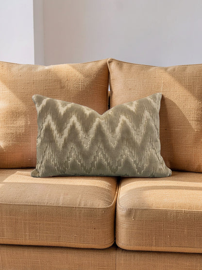 Brentano Fabric Lumbar Pillow Andamento 12x18" Knife Edge Cover