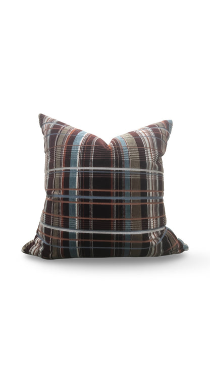 Brentano Fabric Decorative Pillow Longji Winery 20x20" Knife Edge Cover