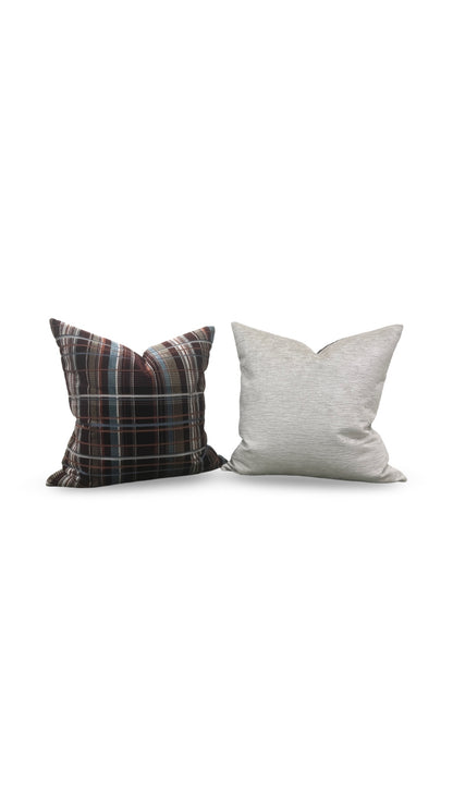 Brentano Fabric Decorative Pillow Longji Winery 20x20" Knife Edge Cover