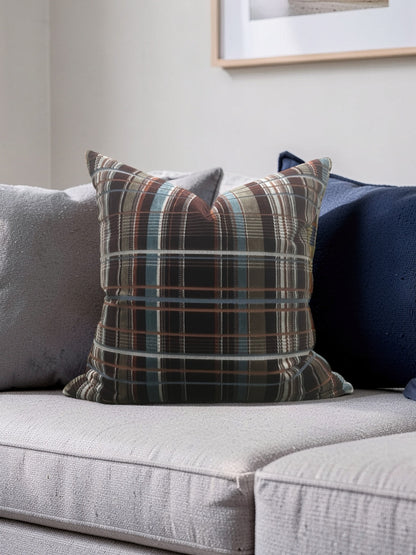 Brentano Fabric Decorative Pillow Longji Winery 20x20" Knife Edge Cover