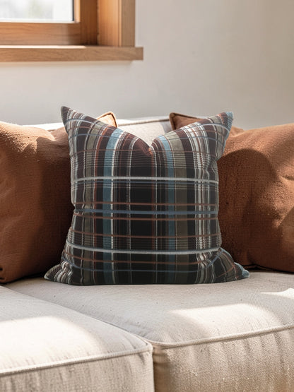 Brentano Fabric Decorative Pillow Longji Winery 20x20" Knife Edge Cover