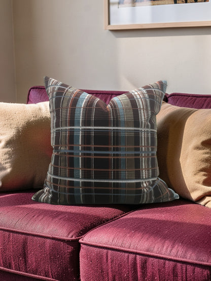 Brentano Fabric Decorative Pillow Longji Winery 20x20" Knife Edge Cover