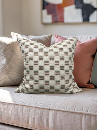 Telafina Decorative Pillow Etta Rose 20x20" Knife Edge Cover