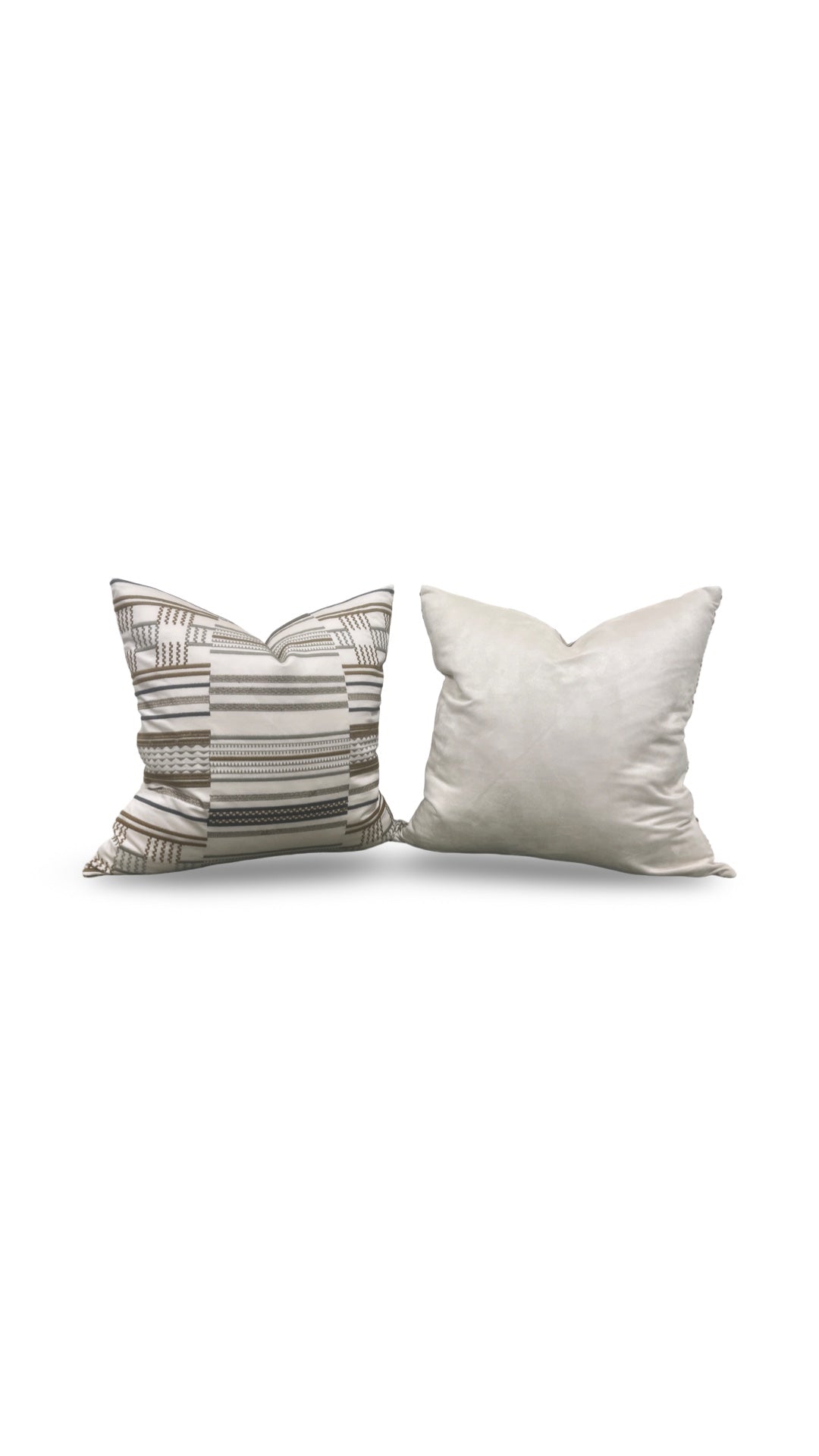 Larsen Fabric Decorative Pillow Hillside Gold 20x20" Knife Edge Cover