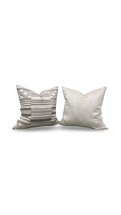 Larsen Fabric Decorative Pillow Hillside Gold 20x20" Knife Edge Cover