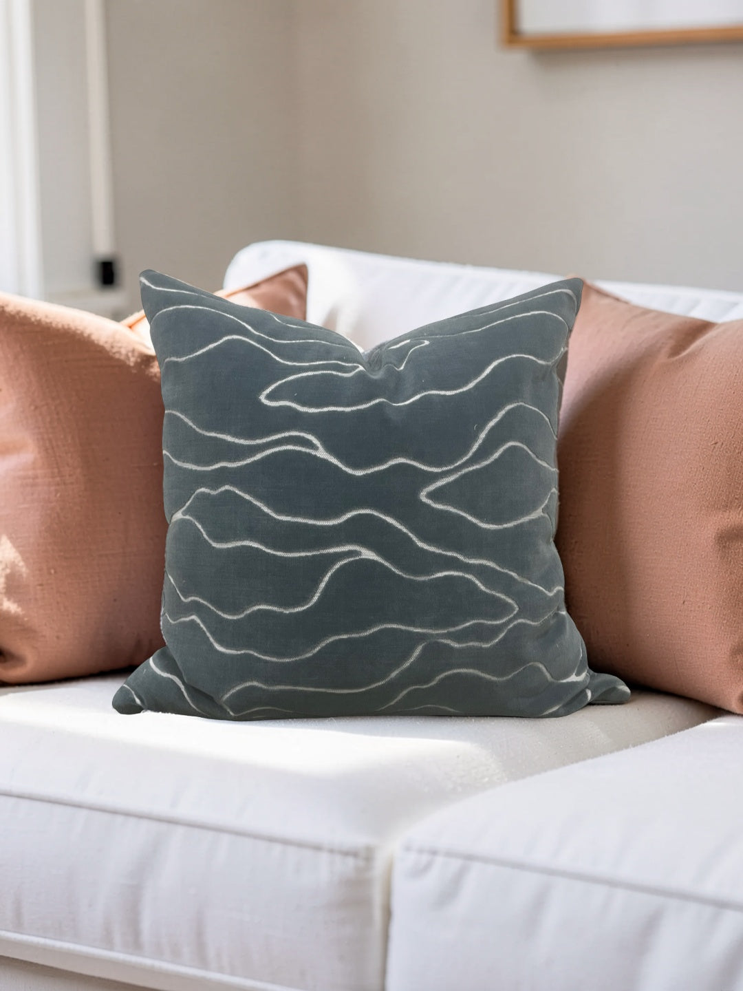 Pollack Fabric Decorative Pillow Honolulu Oasis 20x20" Knife Edge Cover