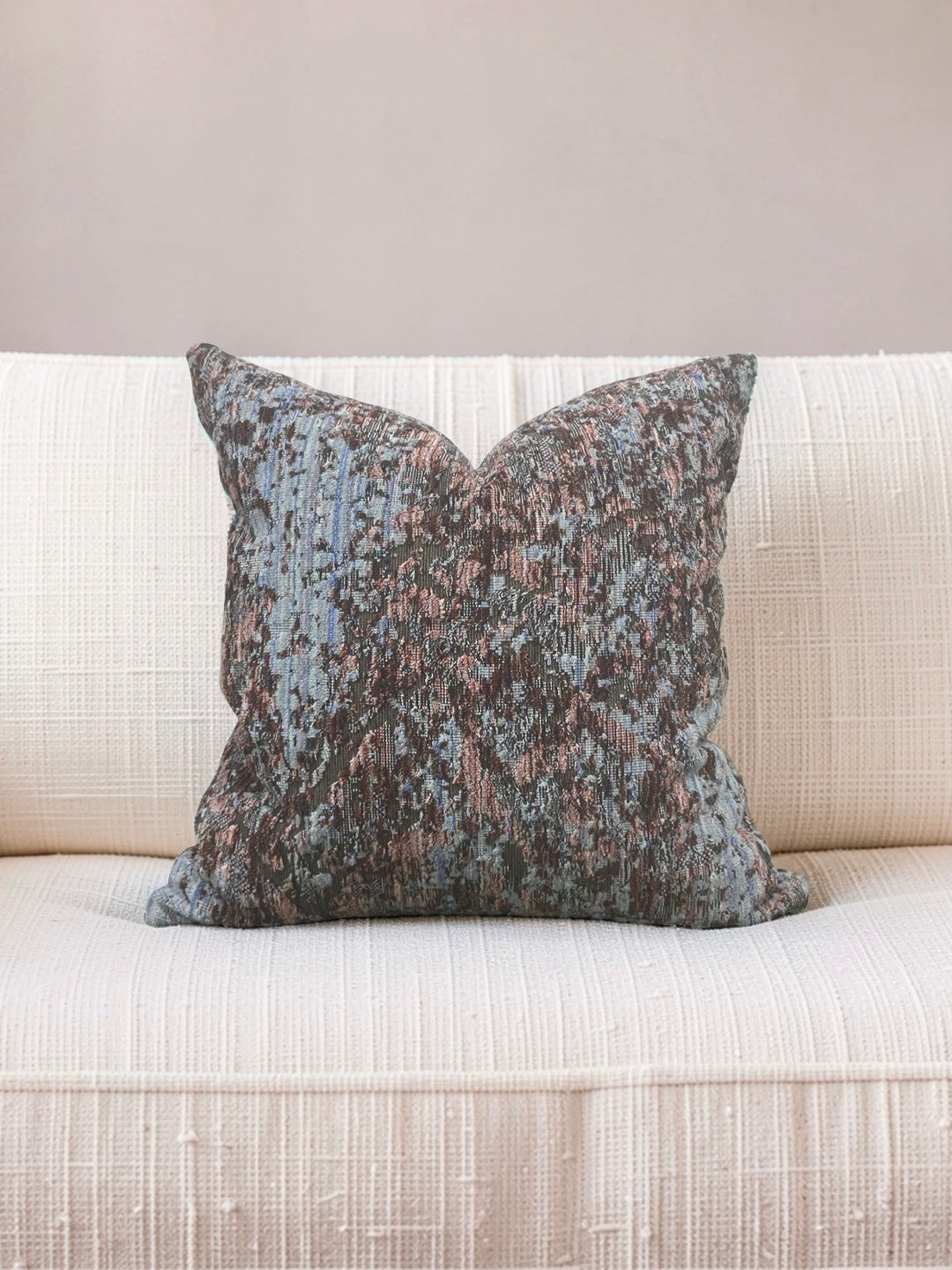 HBF Textiles Decorative Pillow Fields of Velvet Wild Blossom 18x18" Knife Edge Cover