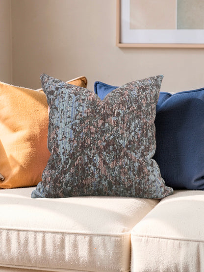 HBF Textiles Decorative Pillow Fields of Velvet Wild Blossom 18x18" Knife Edge Cover