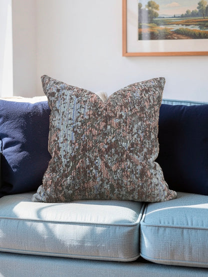 HBF Textiles Decorative Pillow Fields of Velvet Wild Blossom 18x18" Knife Edge Cover