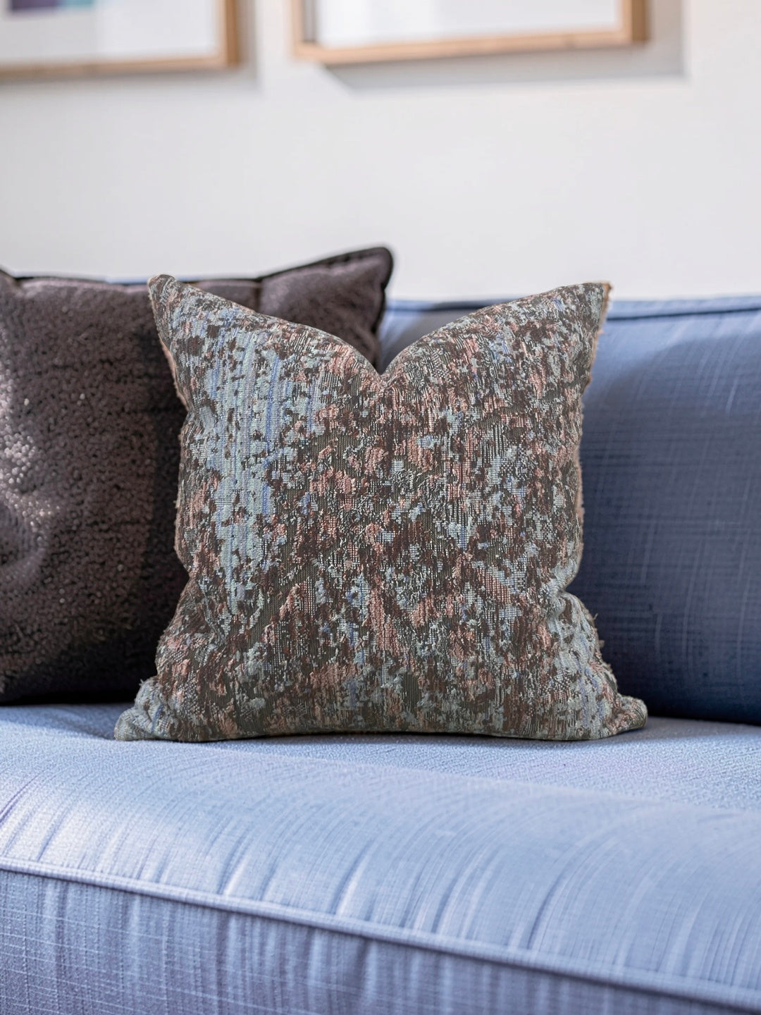 HBF Textiles Decorative Pillow Fields of Velvet Wild Blossom 18x18" Knife Edge Cover