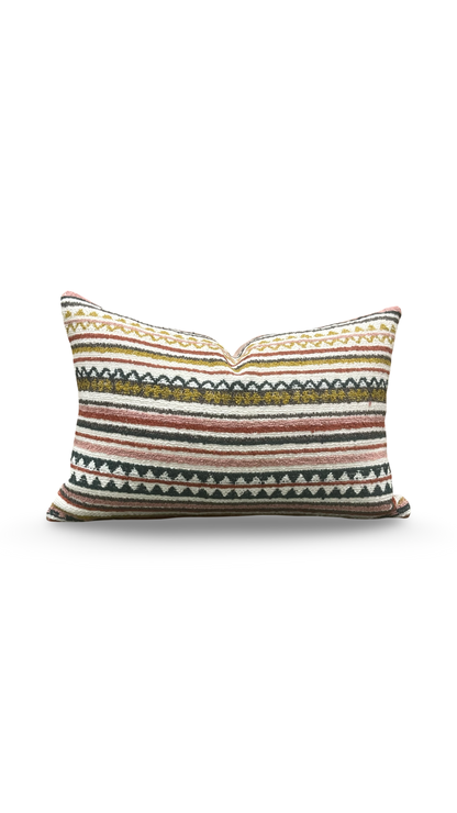 James Malone Lumbar Pillow Mulhacen Vintage 12x18" Knife Edge Cover