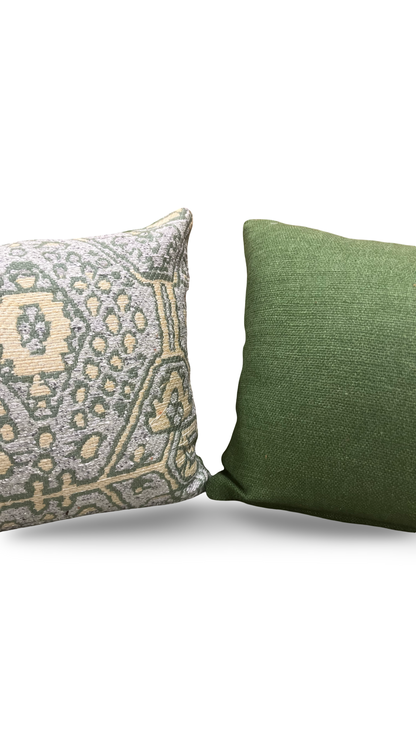 Jennifer Shorto Lumbar Pillow Tao Mint 12x18" Knife Edge Cover