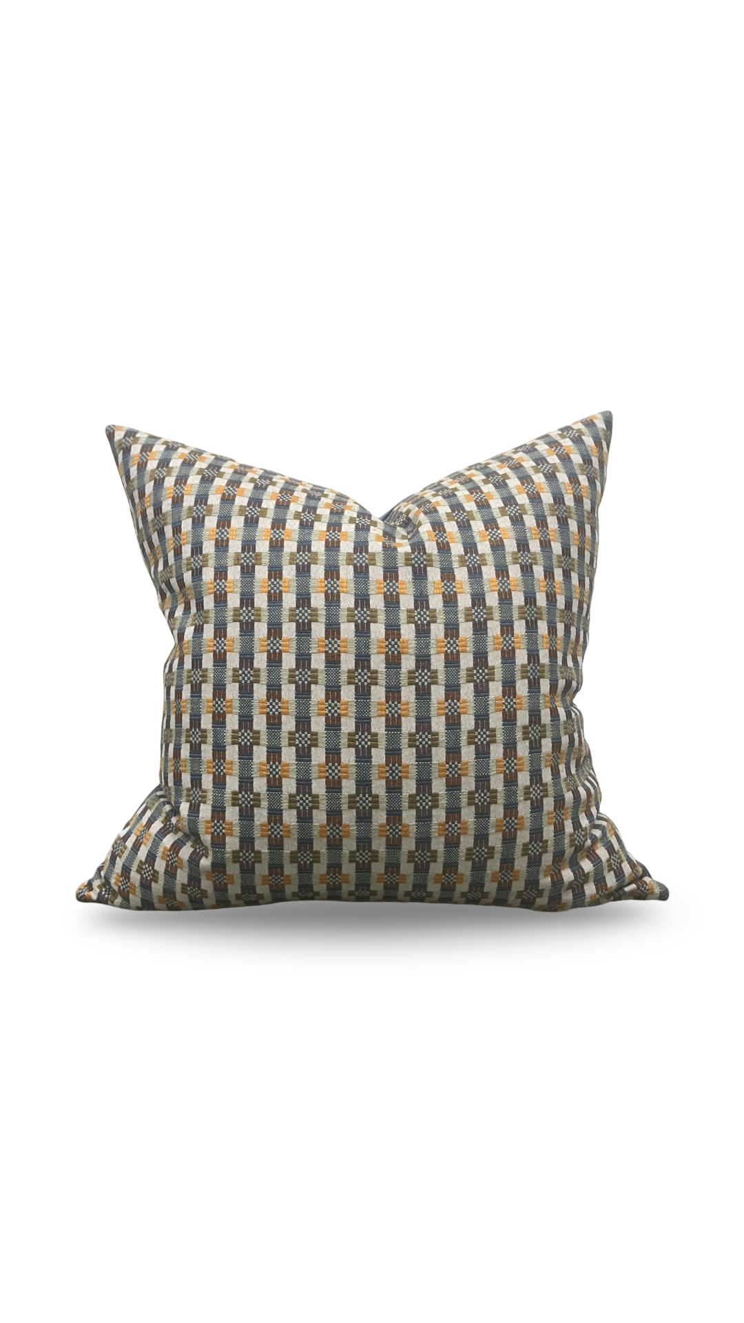Jim Thompson 22x22" Decorative Pillow Coverlet Copper Knife Edge Cover