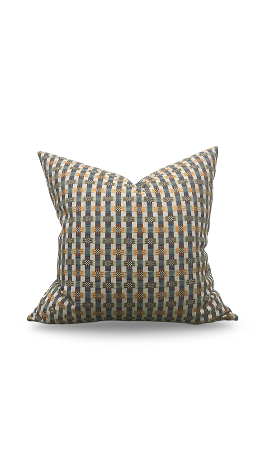 Jim Thompson 22x22" Decorative Pillow Coverlet Copper Knife Edge Cover