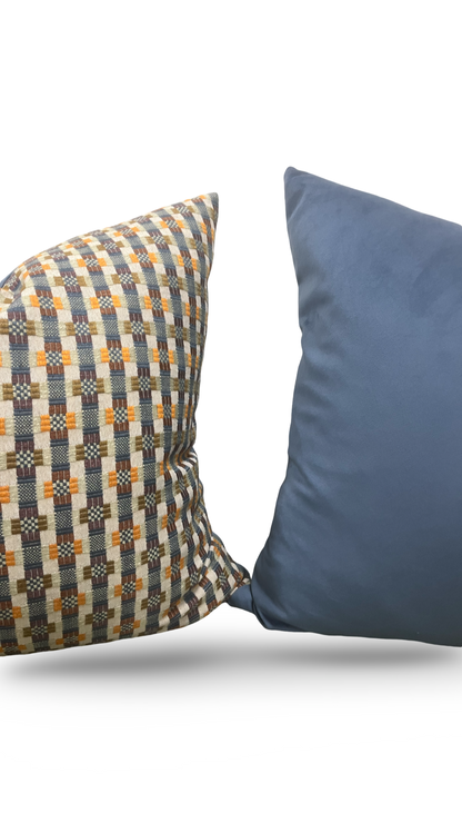 Jim Thompson 22x22" Decorative Pillow Coverlet Copper Knife Edge Cover